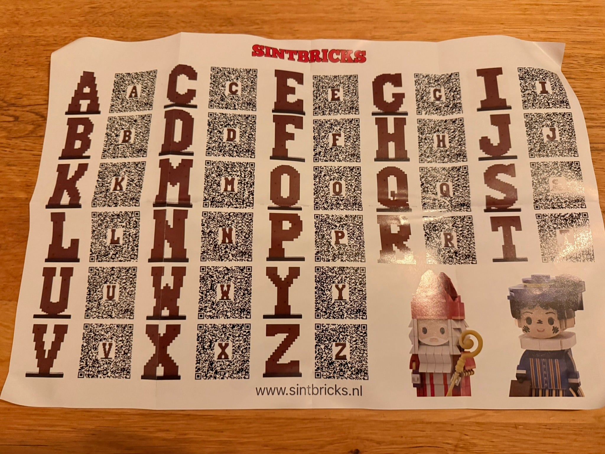Bouw je eigen Chocoladeletter - Sintbricks
