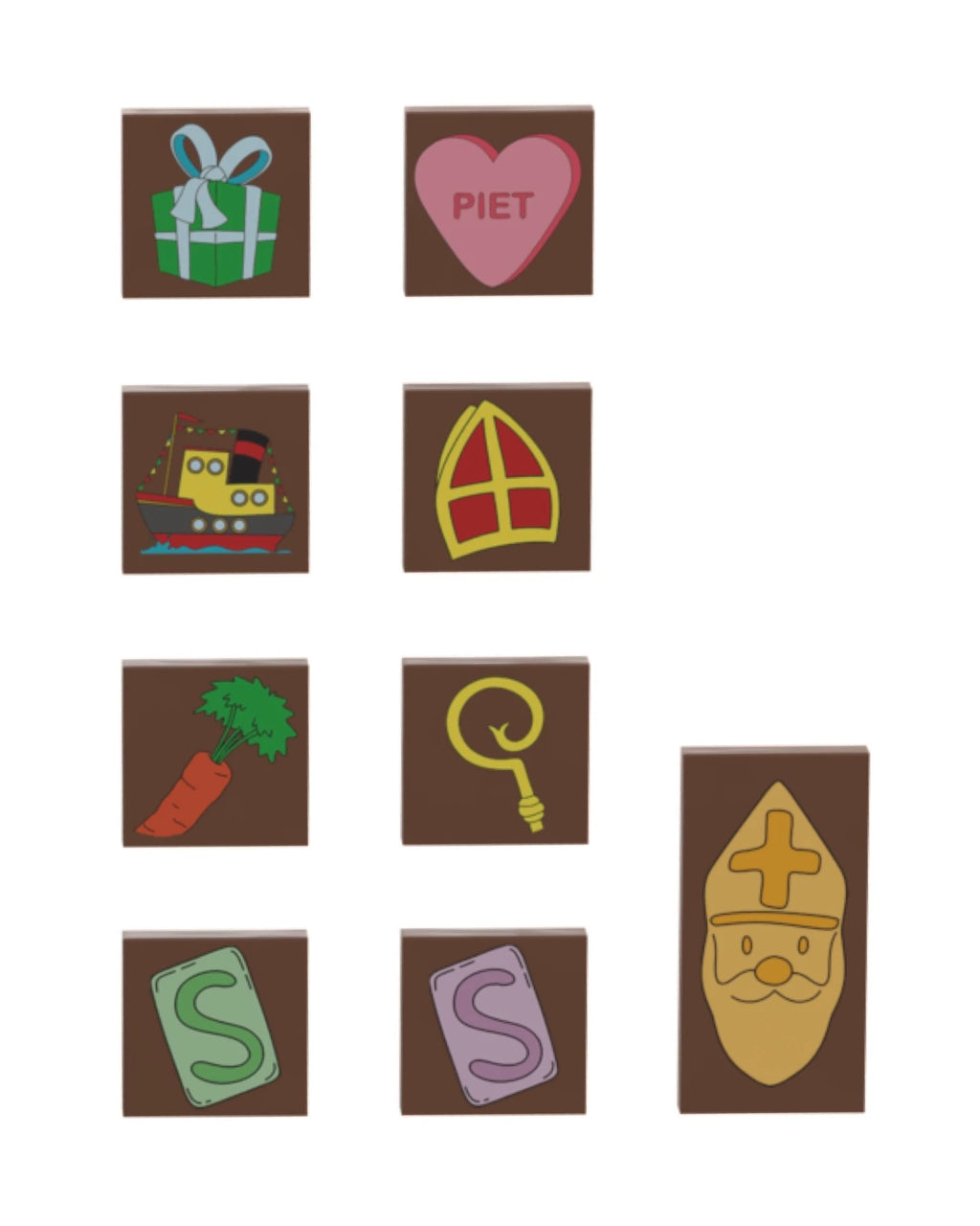 Bouw je eigen Chocoladeletter - Sintbricks