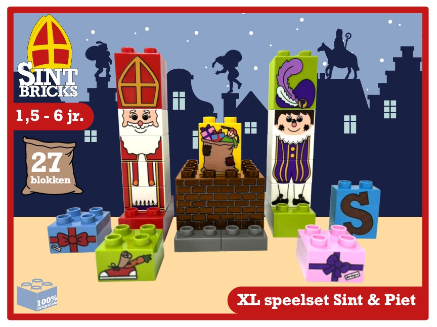 XL Speelset Sint & Piet – Sintbricks