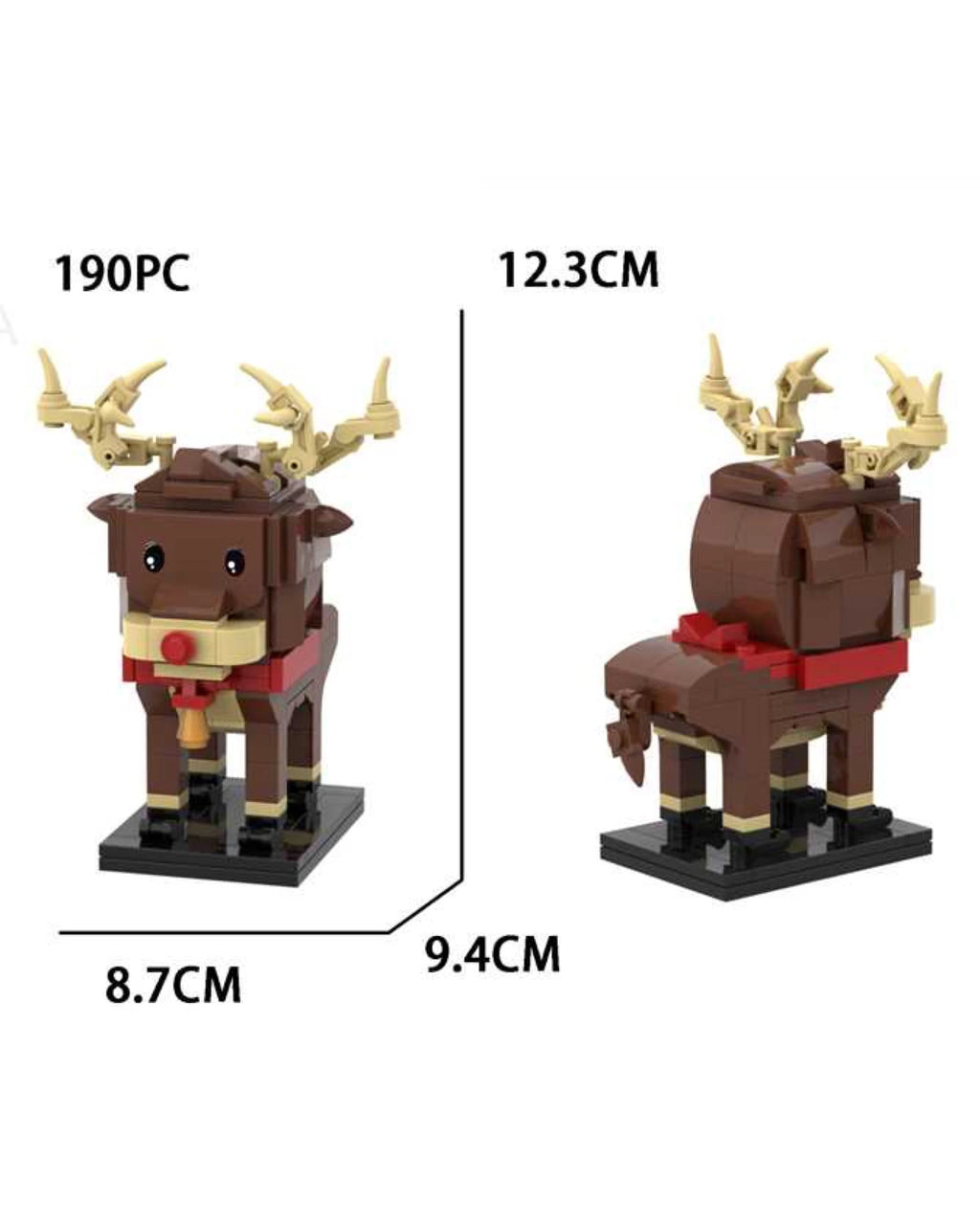 Bouw je eigen Rudolph – Sintbricks bouwset | Atelier 512
