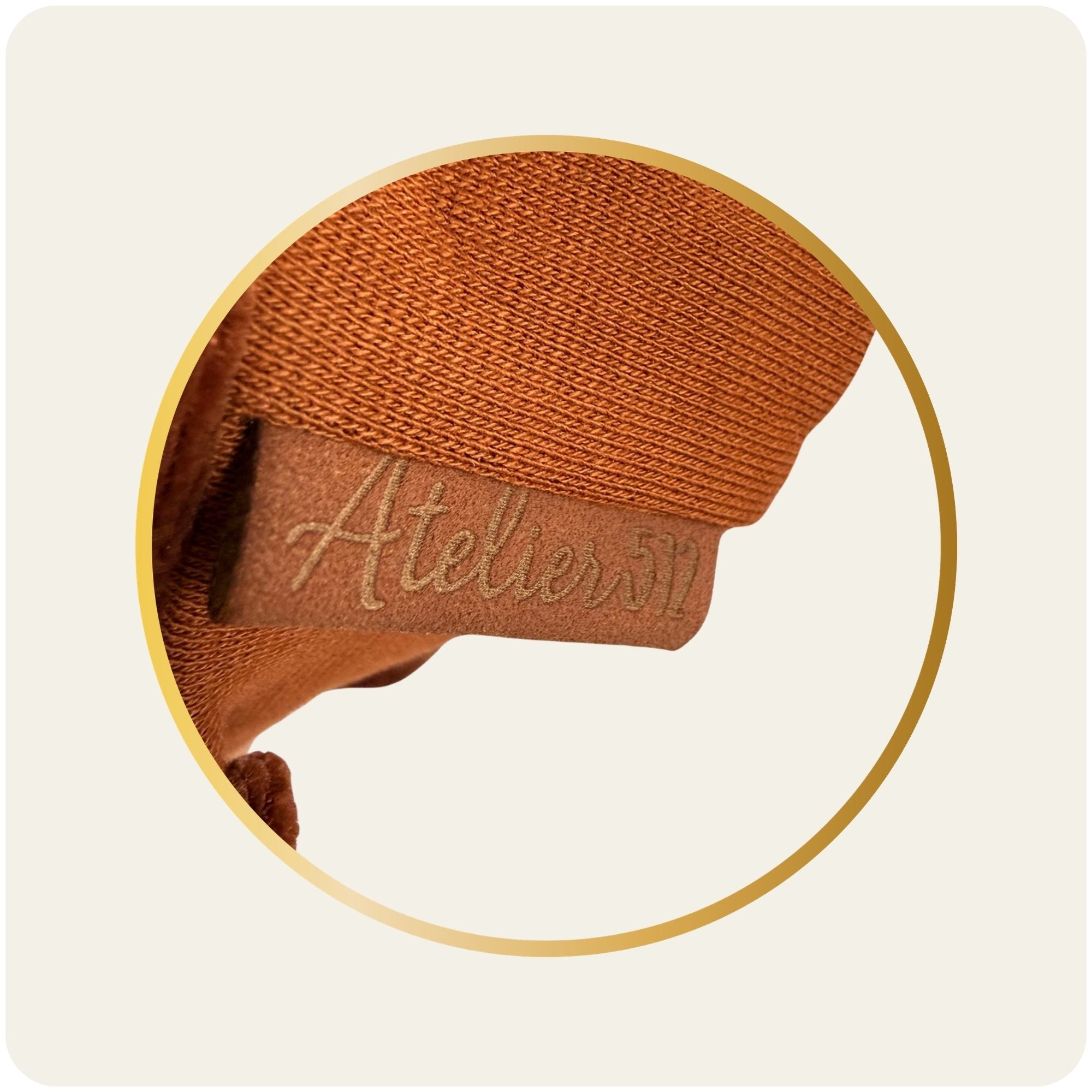Cozy Cognac pietenmuts