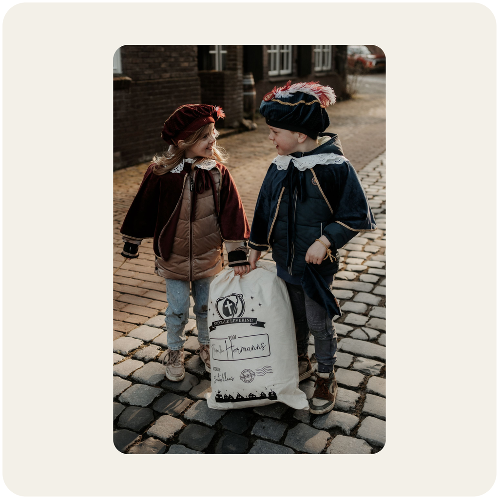Sinterklaas cadeauzak met naam