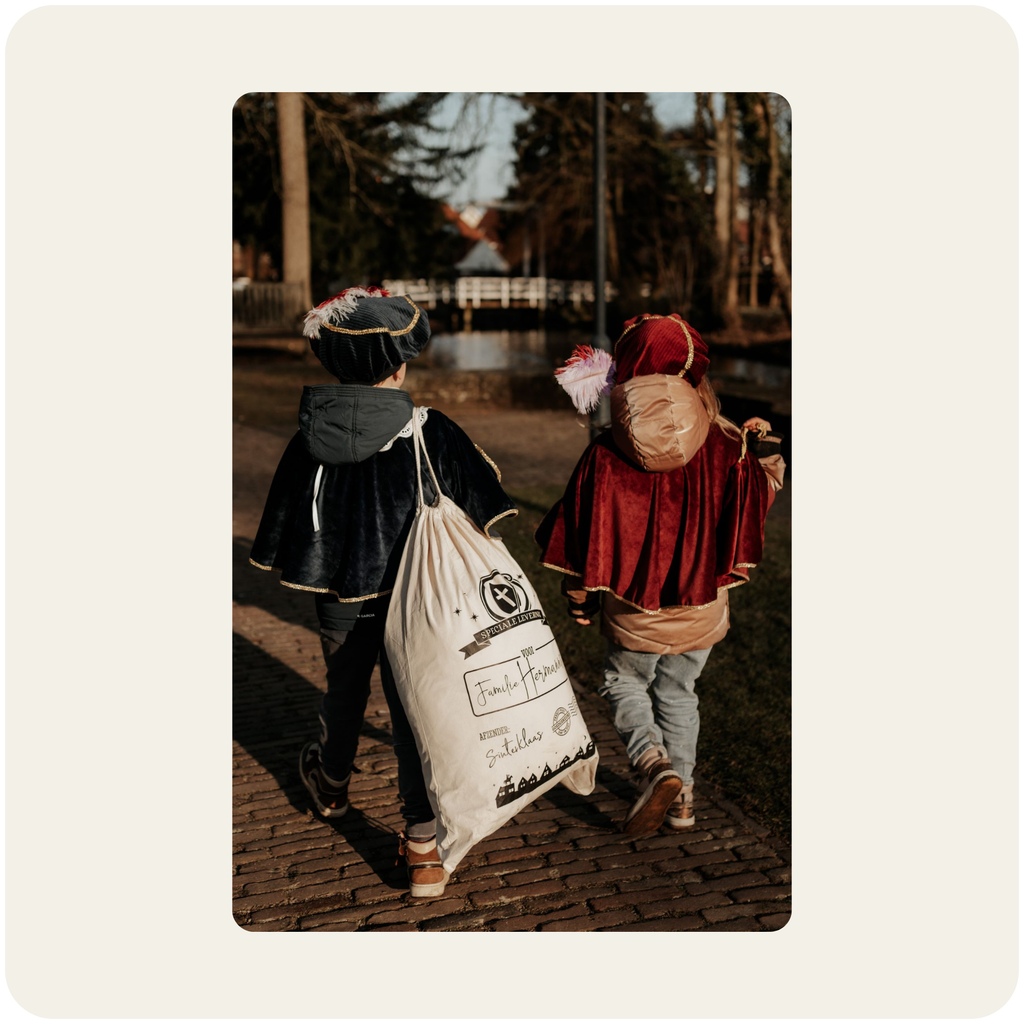 Sinterklaas cadeauzak met naam